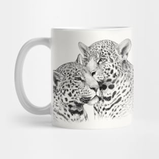 Jaguar Couple Love Mug